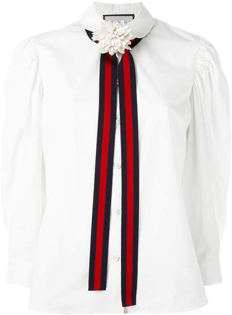 gucci blouse with bow|gucci shirt transparent.